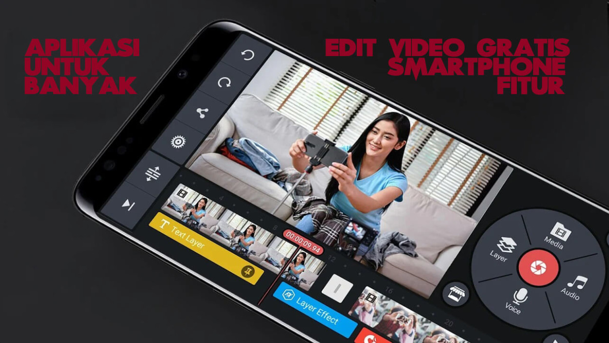 Aplikasi edit video gratis untuk smartphone banyak fitur