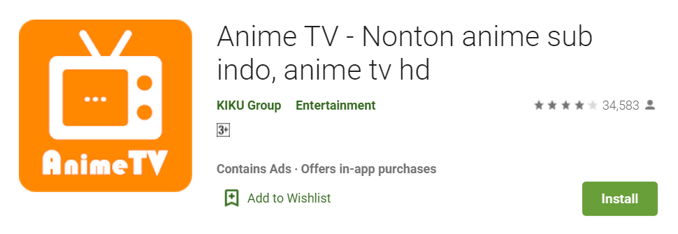 Aplikasi anime tv