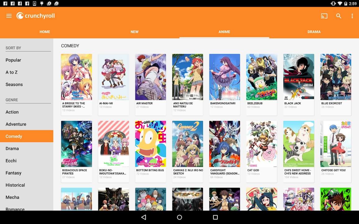 Aplikasi streaming anime Crunchyroll