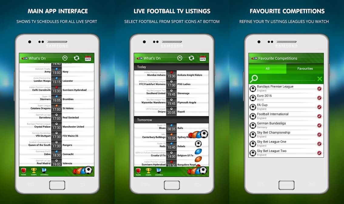 Aplikasi siaran bola live