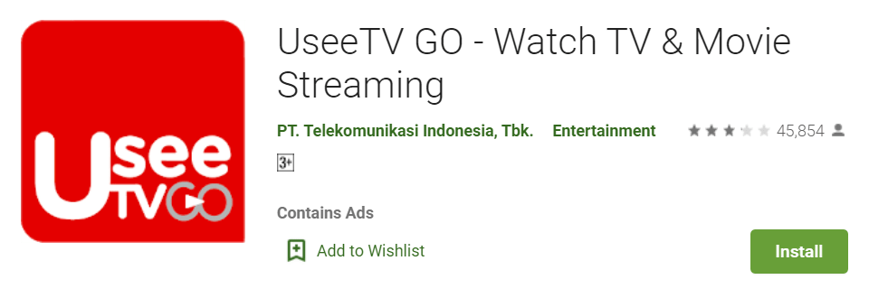 UseeTV GO Watch TV Movie Streaming