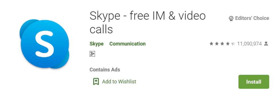 Skype free IM video calls