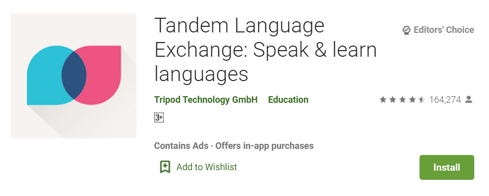 Tandem Language Exchange Speak learn languages
