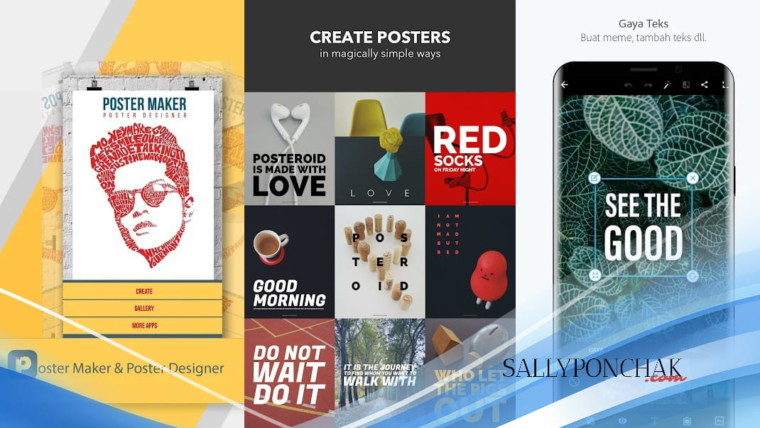 Aplikasi pembuat poster menarik untuk smartphone