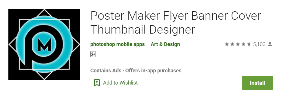 Poster Maker Flyer Banner Cover Thumbnail Designer