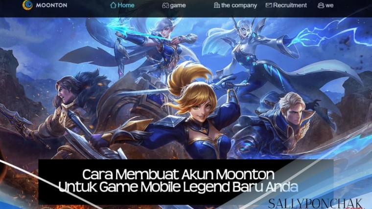 Cara membuat akun Moonton untuk game Mobile Legend baru Anda