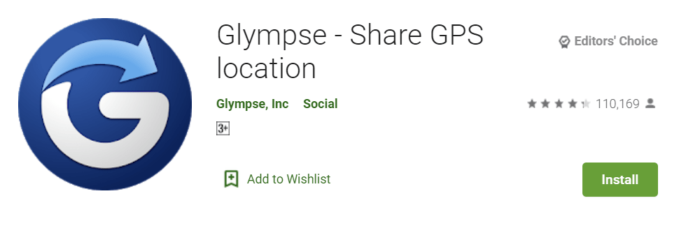Glympse Share GPS Location