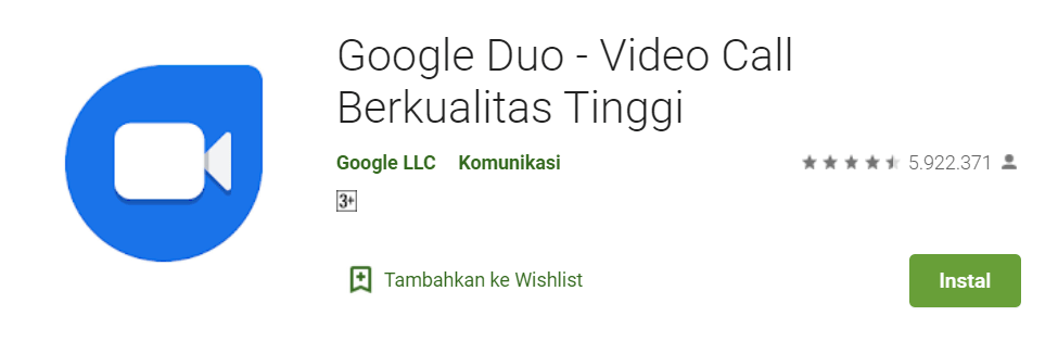 Google Duo Video Call Berkualitas Tinggi