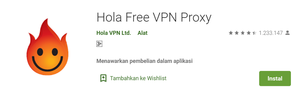 Aplikasi VPN tercepat