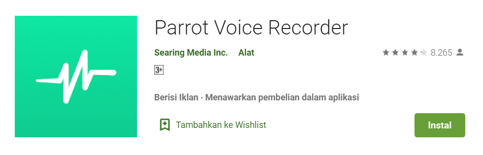 Parrot Voice Recorder