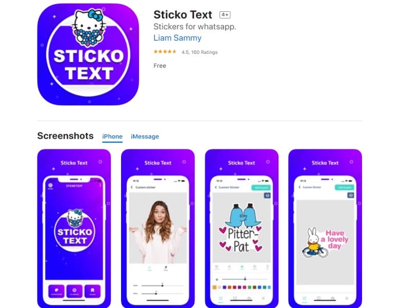 StickoText for iOS