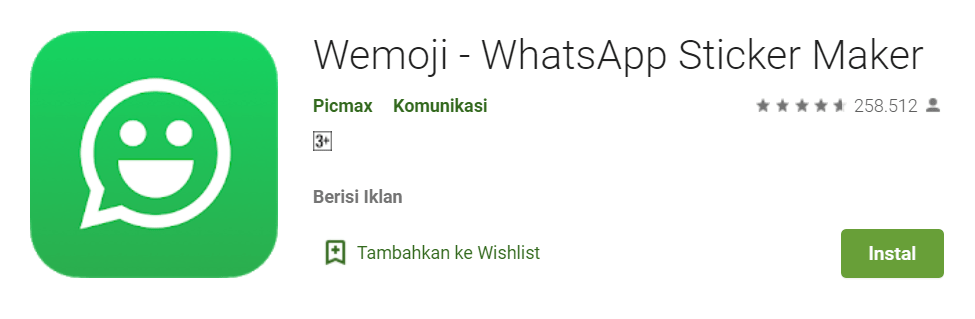 Wemoji WhatsApp Sticker Maker