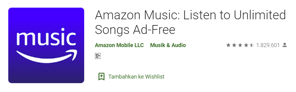 Amazon Music Listen to unlimited songs ad free