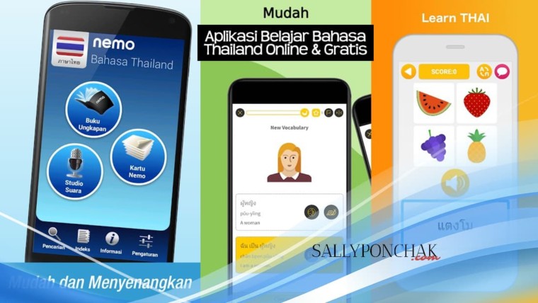Aplikasi belajar bahasa Thailand online