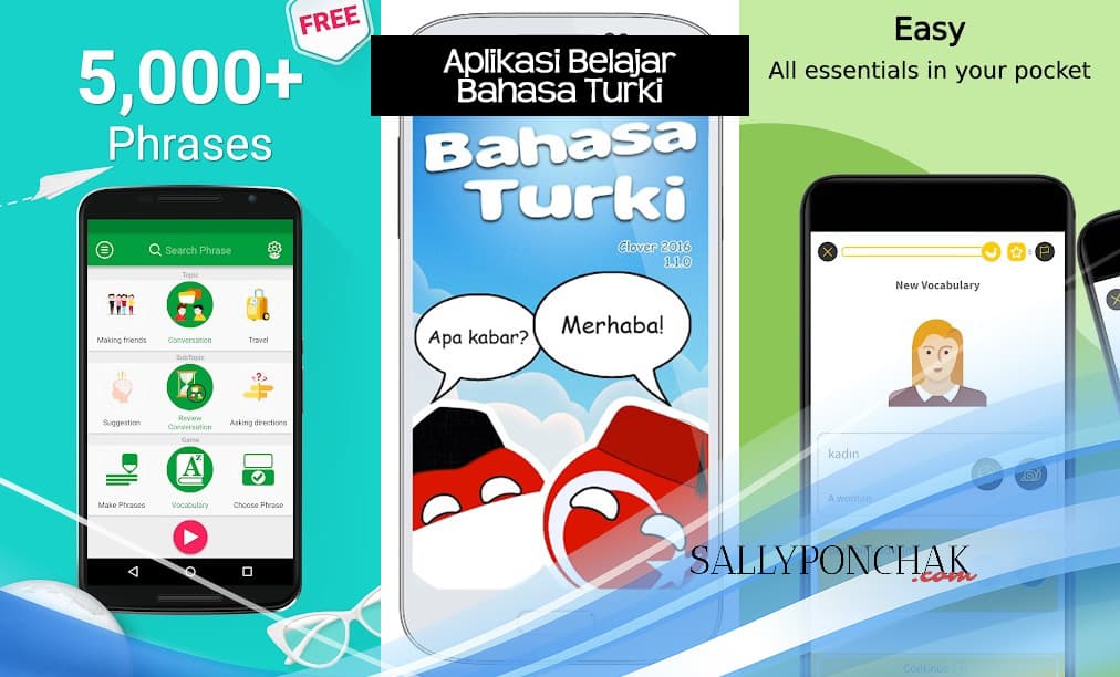 Aplikasi belajar bahasa Turki paling mudah