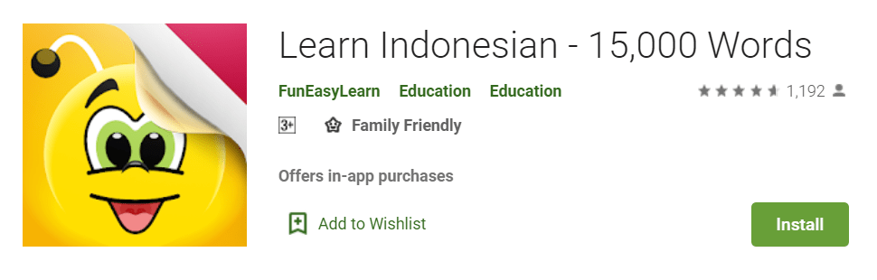 Learn Indonesian 15000 Words