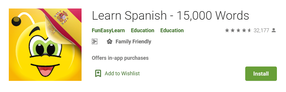 Learn Spanish 15000 Words