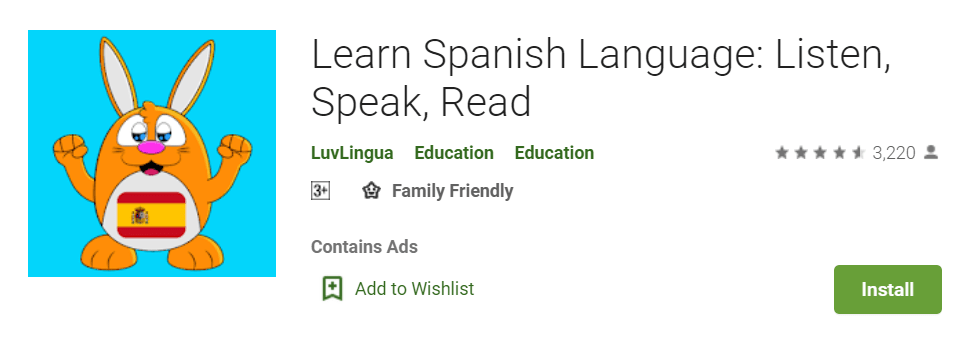 Learn Spanish Language Listen Speak Read