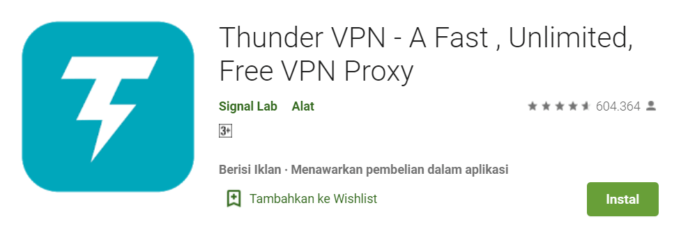 Thunder VPN A Fast Unlimited Free VPN Proxy