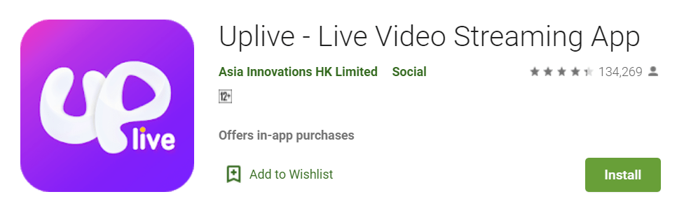 Uplive Live Video Streaming App