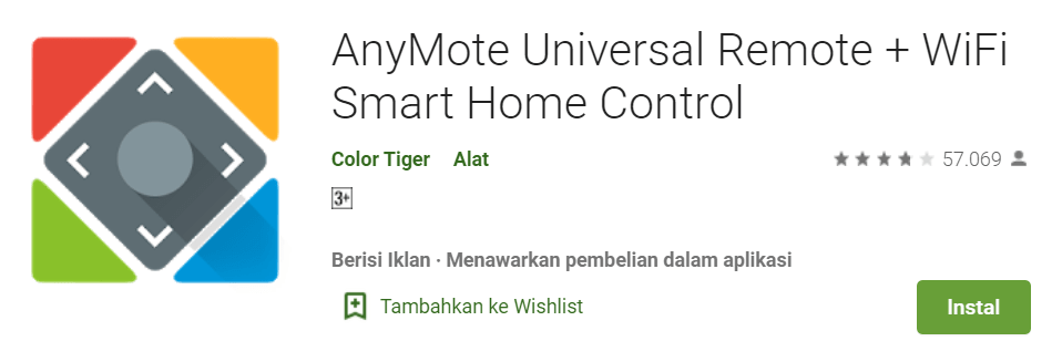 AnyMote Universal Remote WiFi Smart Home Control