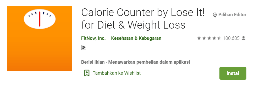 Calorie Counter by Lose It for Diet Weight Loss