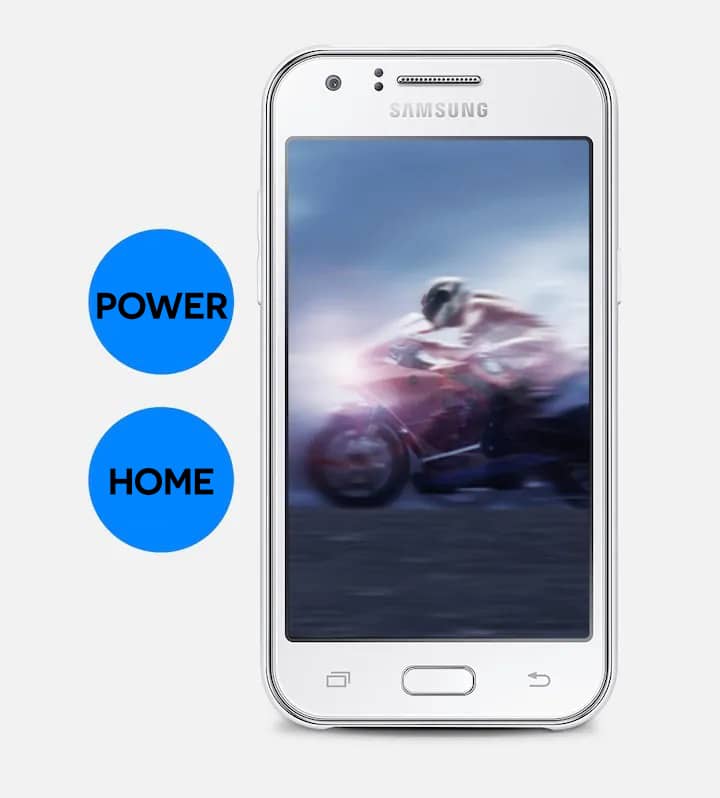 Cara screenshot hp Samsung J1