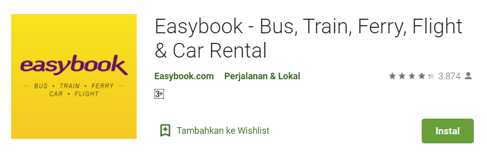 Easybook Bus Train Ferry Flight Car Rental
