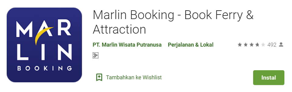 Marlin Booking Book Ferry Attraction