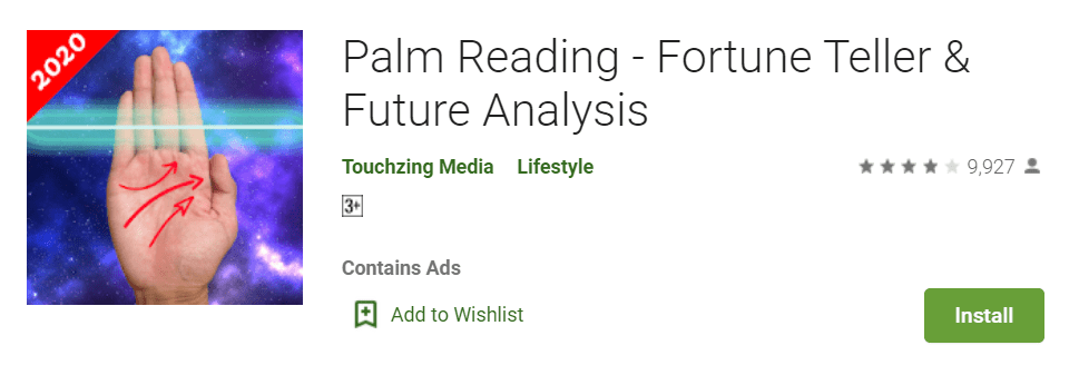 Palm Reading Fortune teller future analysis