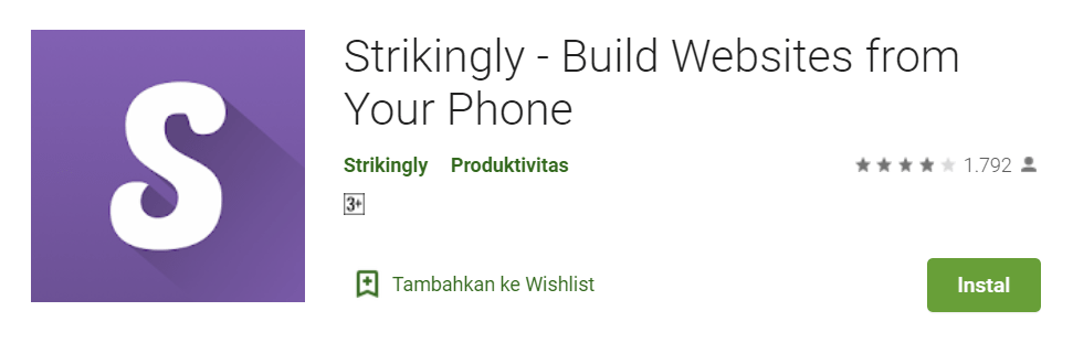 Strikingly Build Websites from Your Phone