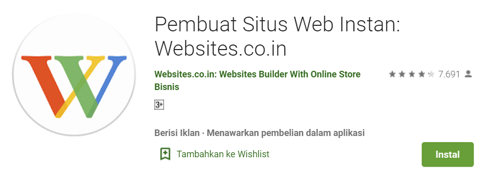 Websites.co .in Pembuat Situs Web Instan