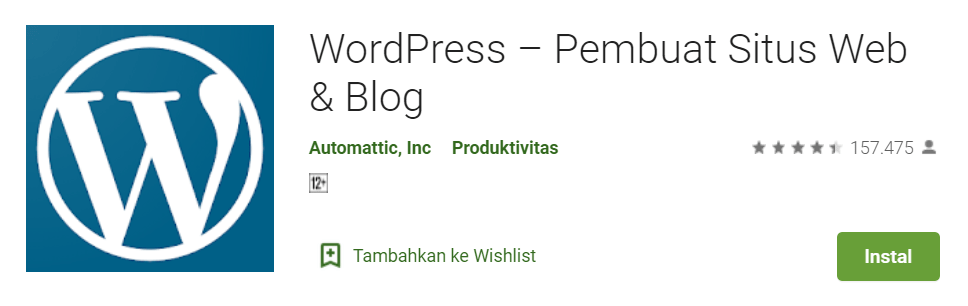 WordPress – Pembuat Situs Web Blog