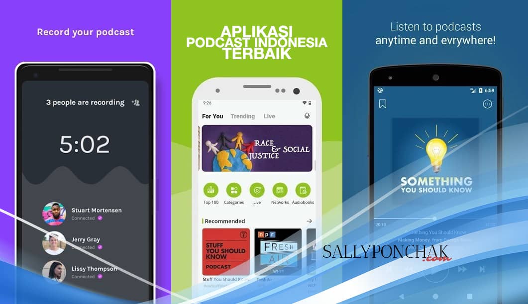 Aplikasi podcast Indonesia
