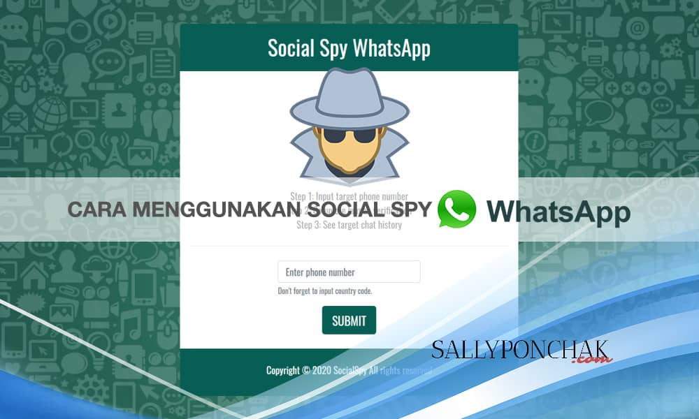 Cara menggunakan Social Spy WhatsApp WA