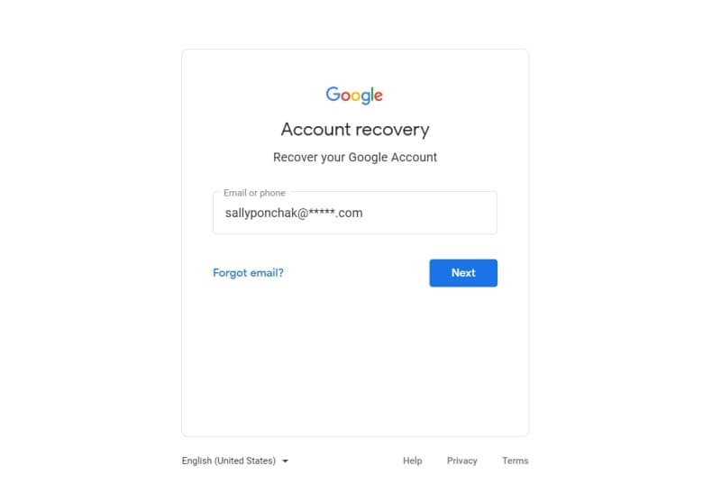 Cara reset password Gmail
