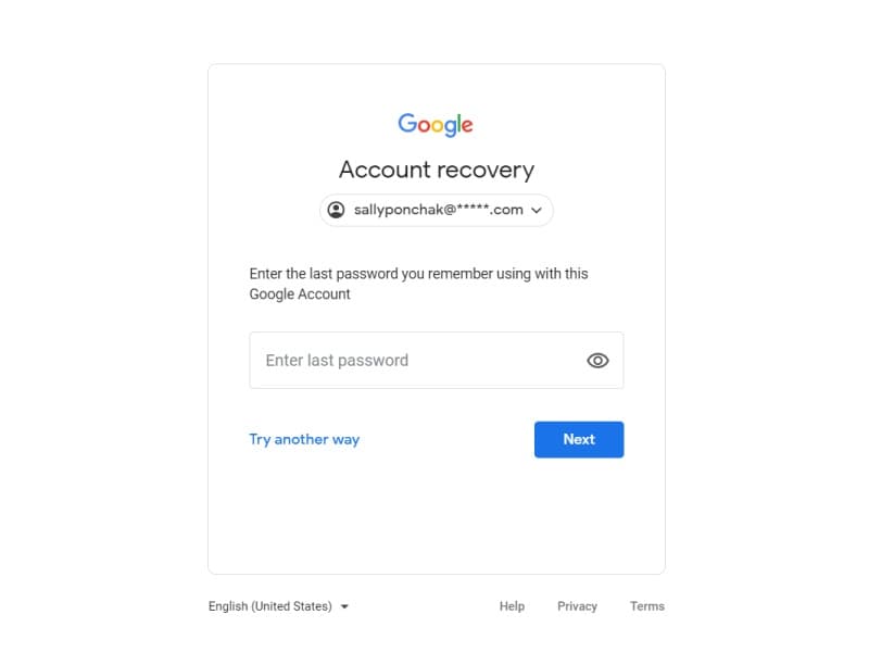 Cara reset password akun Google