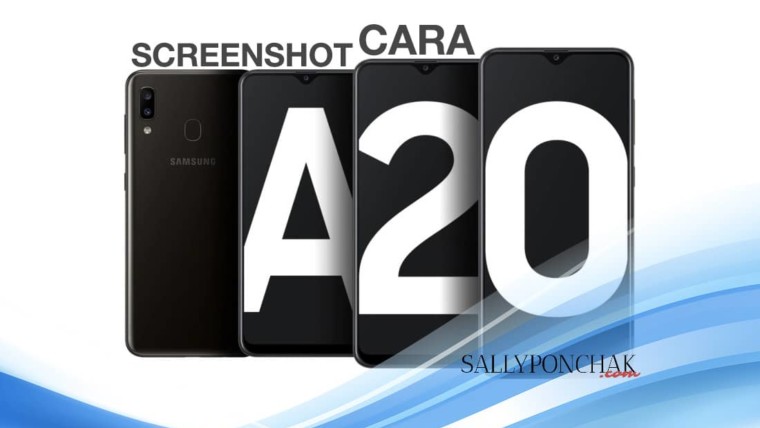 Cara screenshot Samsung A20