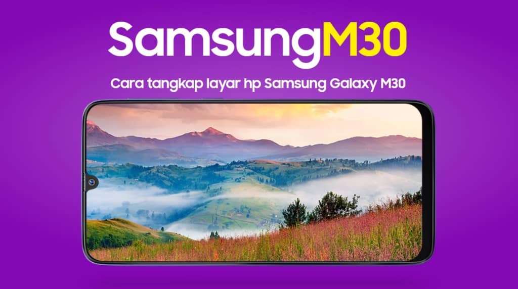 Cara tangkap layar hp Samsung Galaxy M30