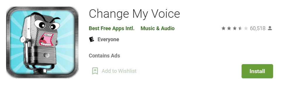 Change My Voice