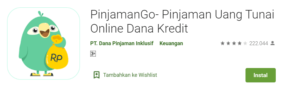 PinjamanGo Pinjaman Uang Tunai Online Dana Kredit