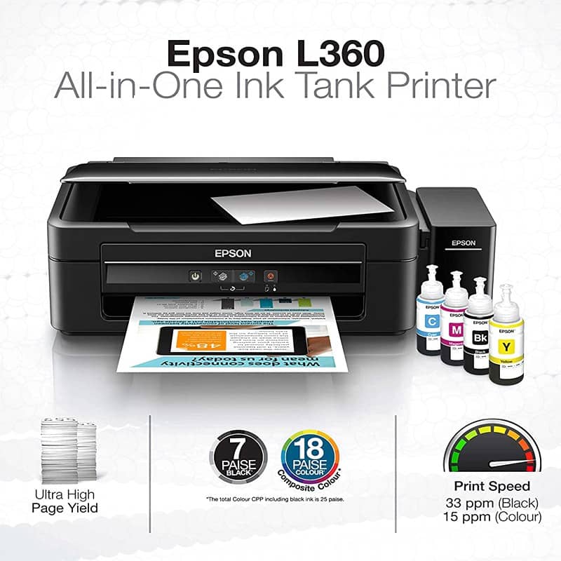 Resetter printer Epson L360