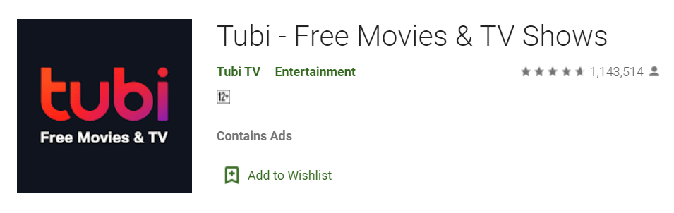 Tubi Free Movies TV Shows