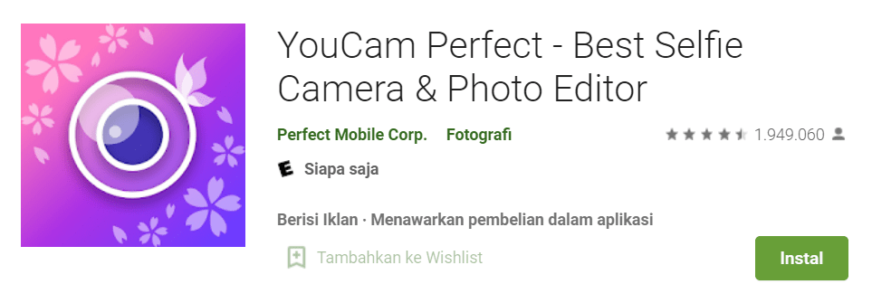 YouCam Perfect Best Selfie Camera Photo Editor