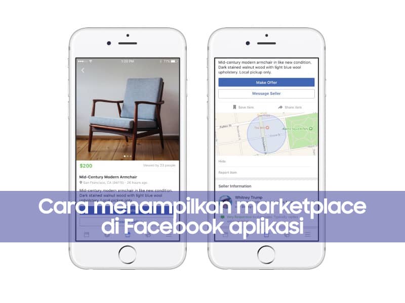 Cara menampilkan marketplace di Facebook aplikasi