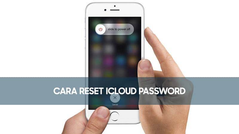 Cara reset iCloud password