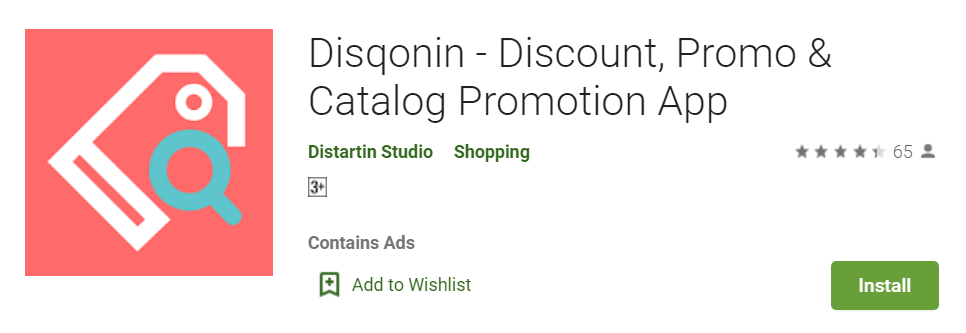 Disqonin Discount Promo Catalog Promotion App