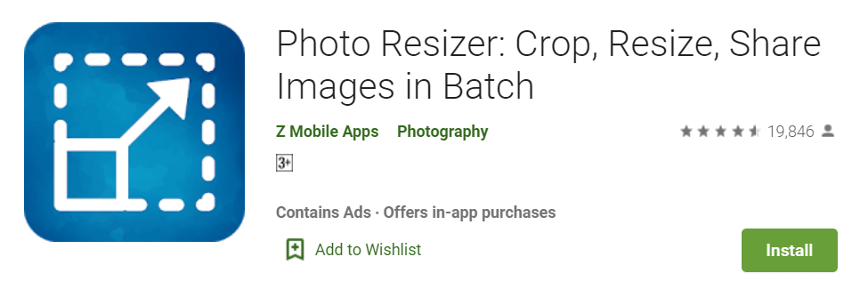 Photo Resizer Crop Resize Share Images in Batch