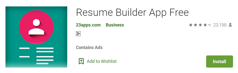 Resume Builder App Free