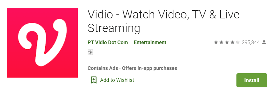 Vidio - Watch Video, TV & Live Streaming